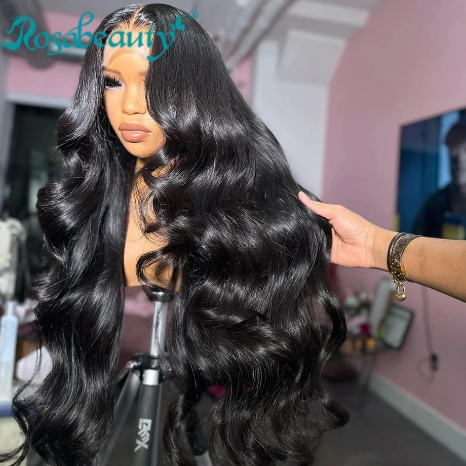 Body Wave 13x6 Lace Front Wigs Human Hair Pre Plucked Glueless Human Hair Wigs 13x4 HD Lace Frontal 12A Brazilian Human Hair Wig