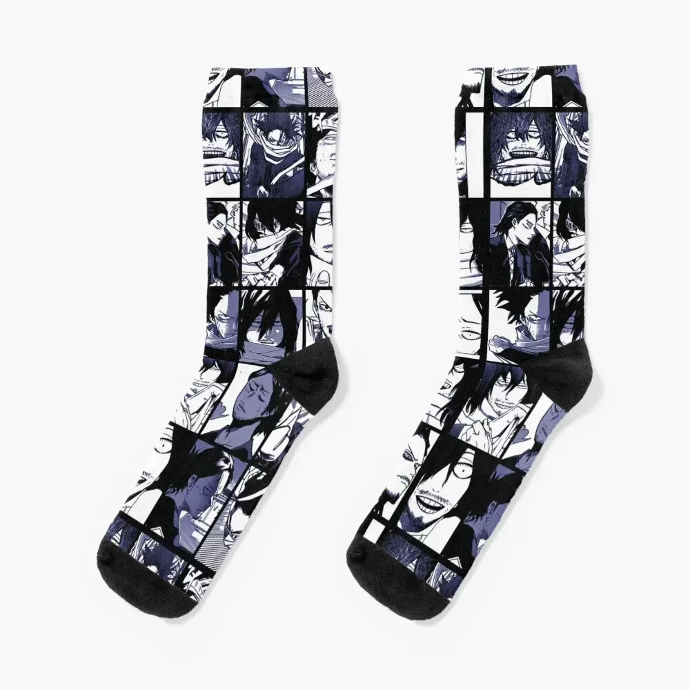 Aizawa Shota Collage Socks short Sports Socks Men Women's