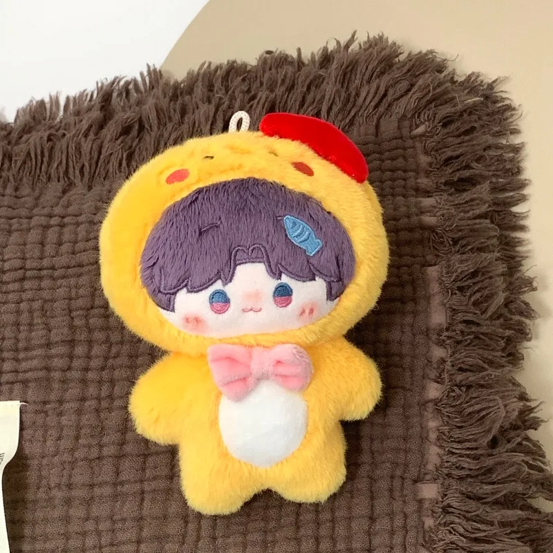 

10CM Xavier Sylus Caleb Zayne Rafayel Love and Deepspace Plush Doll Print Mini Body Pendant Keychain Toy Figures Christmas Gifts