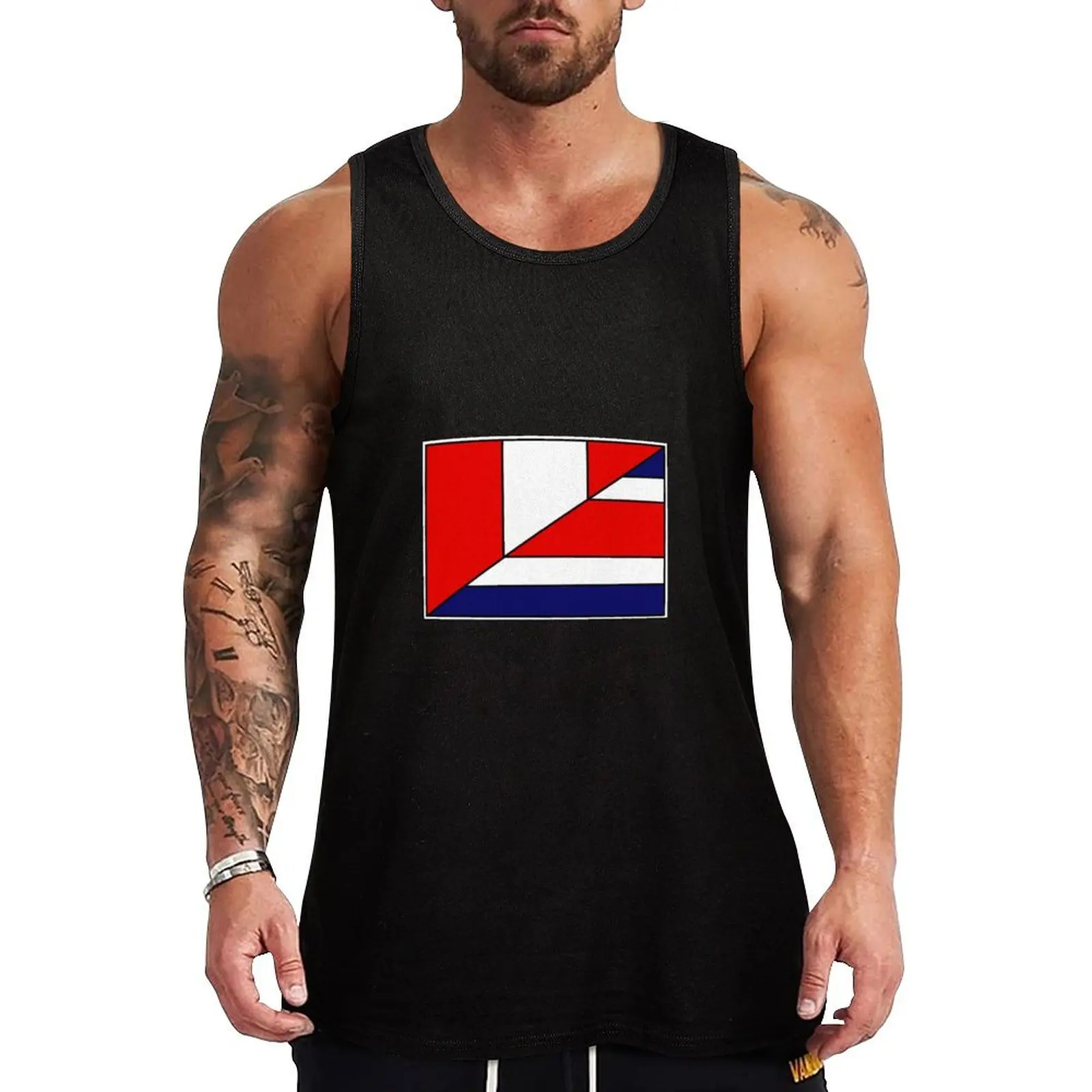 

Bandera Tica Peruana Tank Top Bodybuilding clothing man Men's sleeveless Men's clothes luxury style sports vest