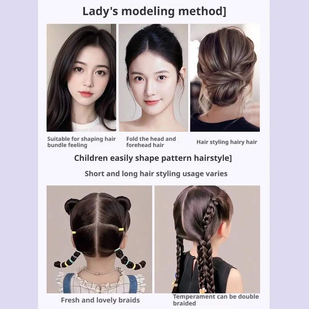 عصا شمع تصفيف الشعر، بلسم تحكم ثابت محمول للشعر المجعد، منتج تصفيف الشعر المكسور خالي من الفوضى للتنعيم اليومي