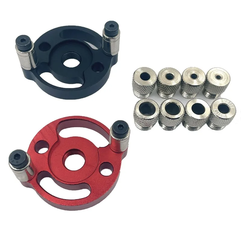 H Style Woodworking Straight Hole Drilling Jig Vertical Locator Self-Centering Dowel Guide Drill Positioning Tool
