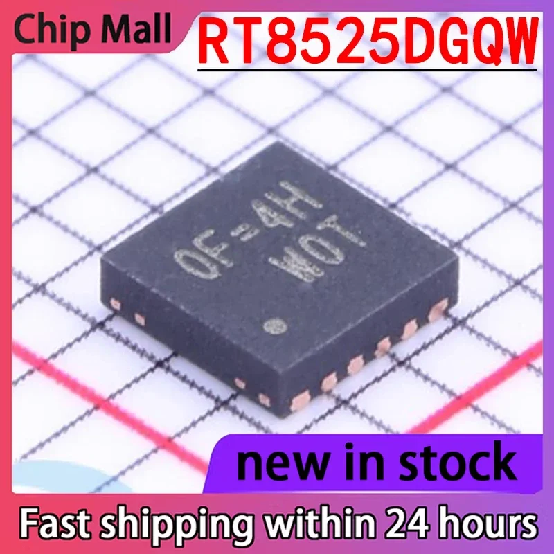 

1PCS Brand New RT8525DGQW Packaged WDFN-12 DC-DC Power Chip