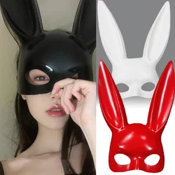 Halloween Bunny Girl Mask Sexy Rabbit Ear Headgear Headpiece Cosplay Masquerade Costume Adult Easter Ball Party Costume Props
