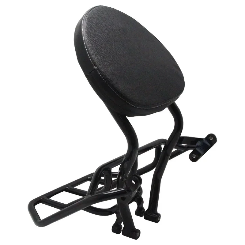 For BMW K1600 K1600B Motorcycle Passenger Backrest Cushion Pad Accessories 2018 2019 2020 2021 2022 2023 Black Rear - Image 2