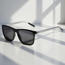 Classic Square Polarized Sunglasses Men Brand Designer Aluminum Magnesium Sun Glasses For Male Fashion Outdoor Shades