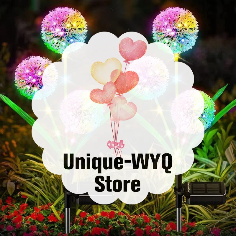 Solar Powered Dandelion Garden Lights With RGB Color Changing And Waterproof Perfect For Yard Patio Pathway Decor