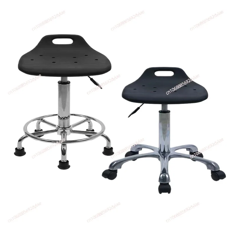 Anti Static Stool Factory Workshop Workbench Stool Height Adjustable Rotating Round Stool Office Reception Chair