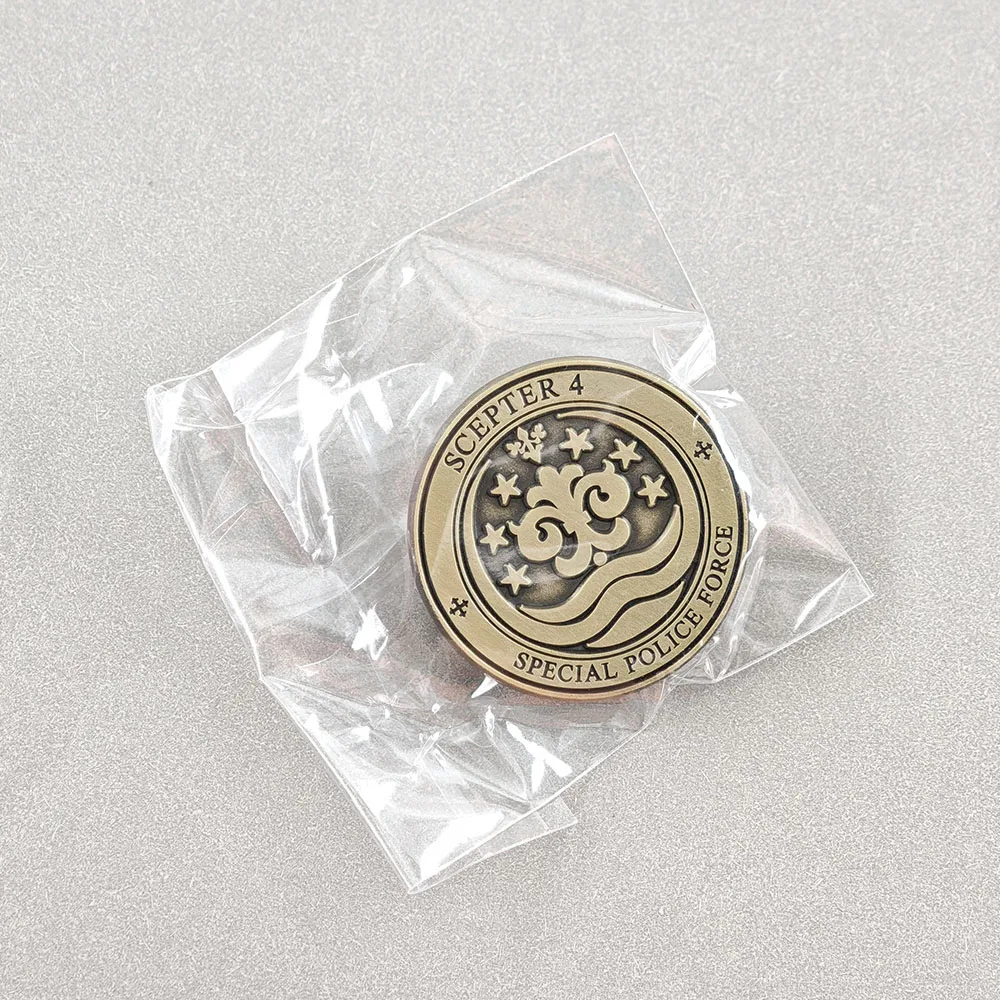 Anime K Project Brosche Scepter 4 Spezialpolizeidienst Metall-Abzeichen Cosplay-Kostüm-Zubehör Tokyo Legal Affairs Bureau Anstecknadel – Detail 9