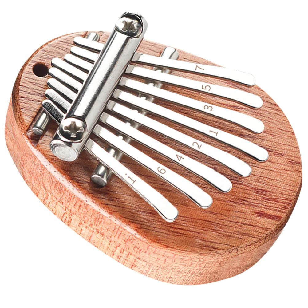 

1Pcs Kalimba Thumb Piano 8 Keys Wooden Musical Instrument for Beginners Mini Finger Piano Melodious Sound Unique Design Ideal