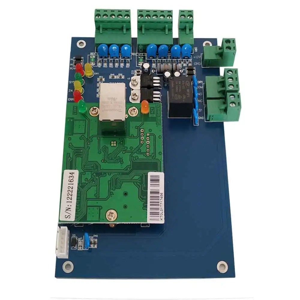 Imagem -04 - Tcp ip Single Door Access Control Board One Door Panel 40k Usuários Suporte a Eventos 100k Função Multi-access Alarme de Incêndio Sn:l01