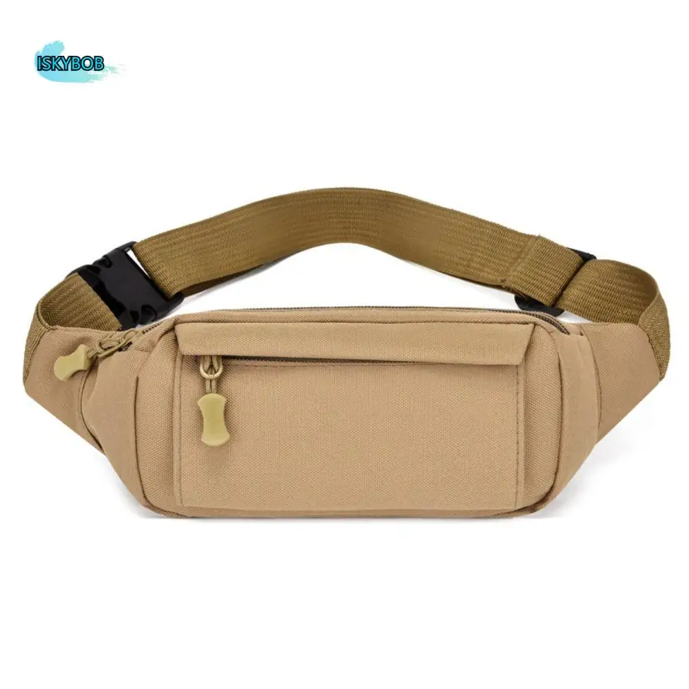 

Мужская водонепроницаемая поясная сумка из ткани Оксфорд, износостойкие поясные сумки, большая вместительная портативная сумка на плечо для бега