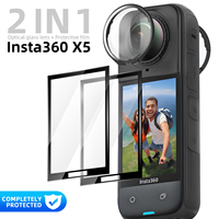 2-in-1 Advanced Lens Protector & Composite Film 2-Pack for Insta360 X5 Camera Accessories