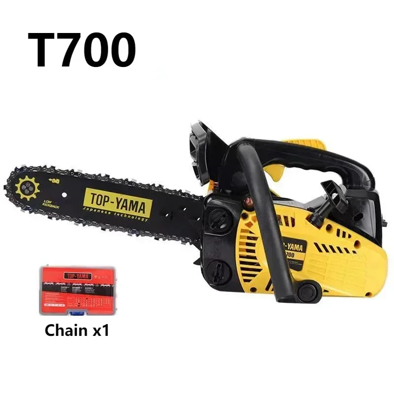 8.5KW 49CC T700 Single Row Single Start High-power Light Handheld Chainsaw Household Light Gasoline Saw Pruning And Logging Saw