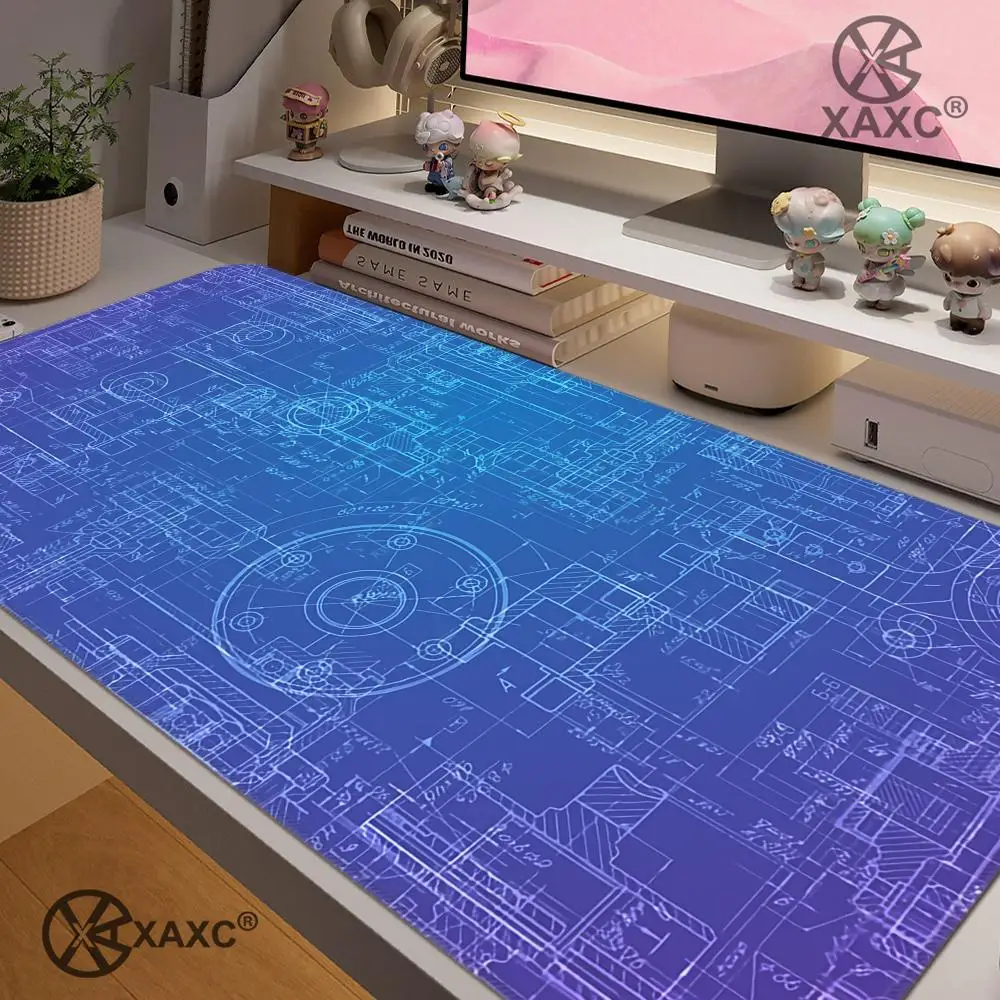 

Mouse Pad Gaming Accessory XAXC Mouse Pad large keyboard mouse desk pad non-slip rubber gaming mouse pad laptop mouse carpet