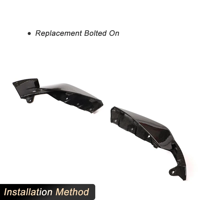 

Dry Carbon Fiber Front Bumper Lip Splitters Flaps Apron for BMW G80 M3 G82 G83 M4 2021-2023 Front Bumper Lip Splitters Winglets
