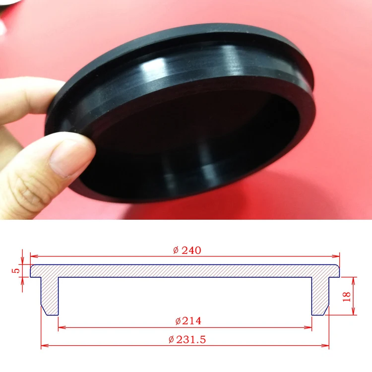 Food Grade High Temperature Resistant Silicone Plug 230mm, Elastic Silicone Rubber Stopper, Reusable Sealing Cap for Tank Pipe P - view 6