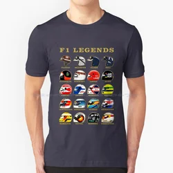 Legends Retro Style T Shirt 100% Cotton Tee Fangio Legends Classic Cars Turbo Era 80s 90s Nelson Piquet Gplegend Retro Classics