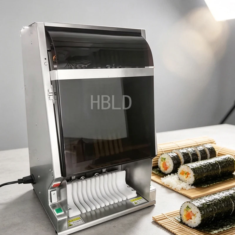 Electric Sushi Slicer for Household And Commercial Use Vertical Rice And Vegetable Roll Maker Coiler for Kitchen