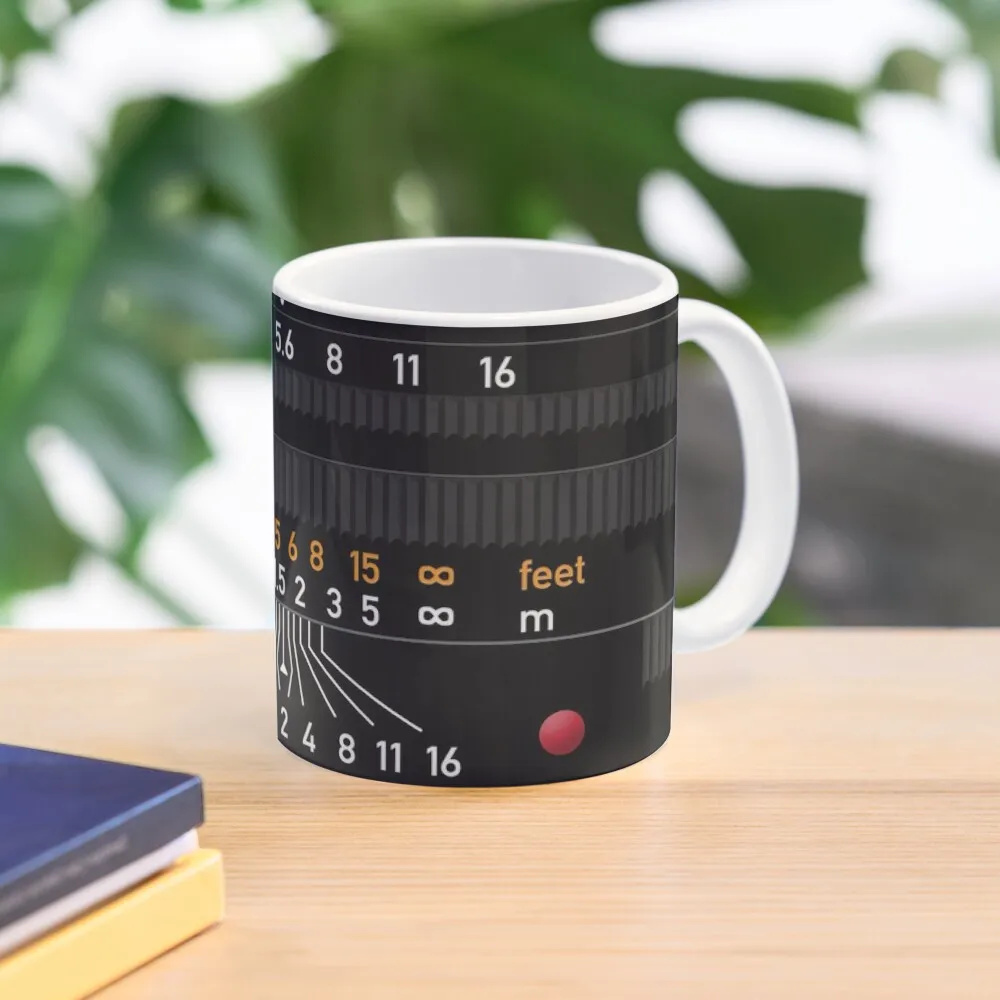 Classic Camera Lens Classic  Mug Printed Simple Coffee Tea Design Drinkware Photo Picture Image Handle Round Cup Gifts