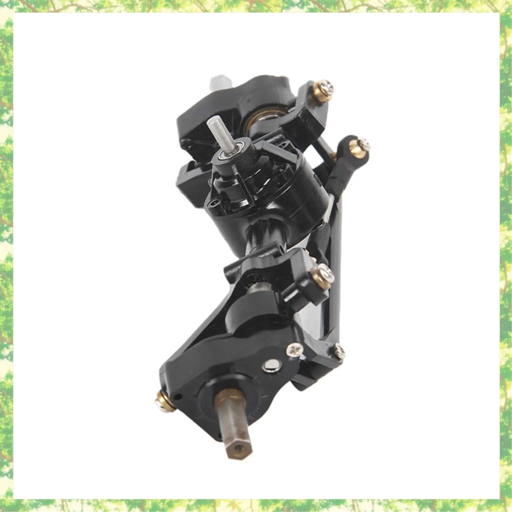 

T84C-4Pcs Front And Rear Portal Axle With Metal Drive Shaft For WPL C14 C24 C24-1 C34 C44 B14 B24 1/16 RC Car Upgrade Parts