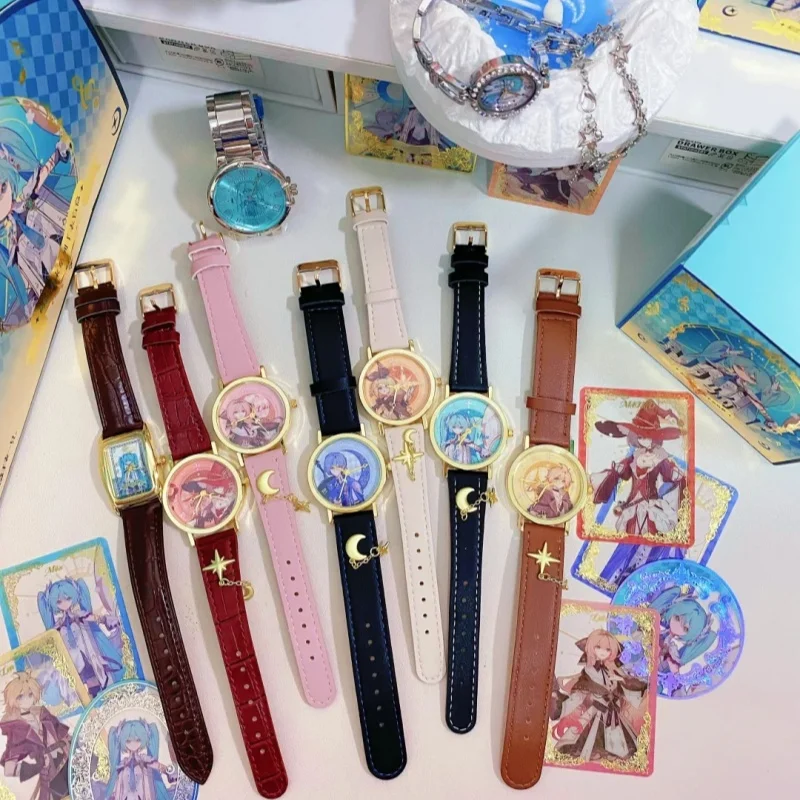 

Original Hatsune Miku Star Moon Knight Series Wrist Watch Blind Box Anime Peripheral Collection Toys Girls Birthday Gifts