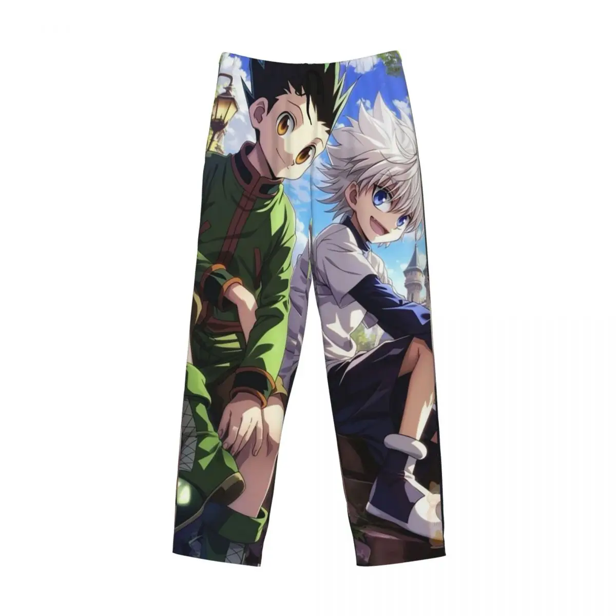 

Custom Cartoon Anime Hunter X Hunter Pajama Pants Men Sleepwear Sleep Lounge Bottoms with Pockets