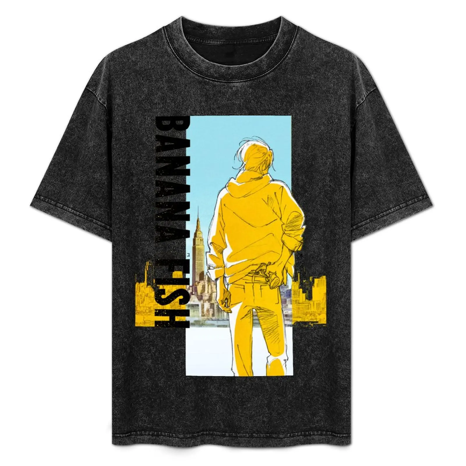 banana fish T-Shirt Large Size Short Sleeve T-Shirt