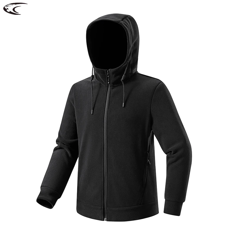 

LNGXO Men Fleece Jackets Winter Warm Sport Coat Hiking Camping Climbing Skiing Outdoor Jacket Windproof Anti-Pilling Clothing