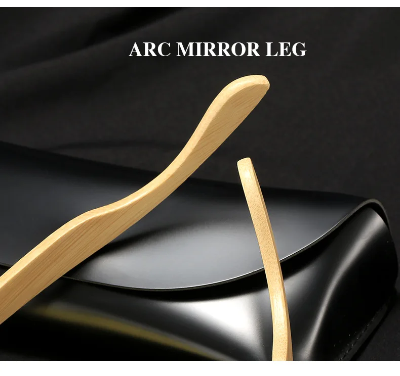 Bambusholzbeine, schwarz, verschreibungspflichtige Myopie-Sonnenbrille für Herren und Damen, Designer, quadratisch, getönte Kurzsichtigkeitsbrille, Schatten, Fahrbrille – Detail 18