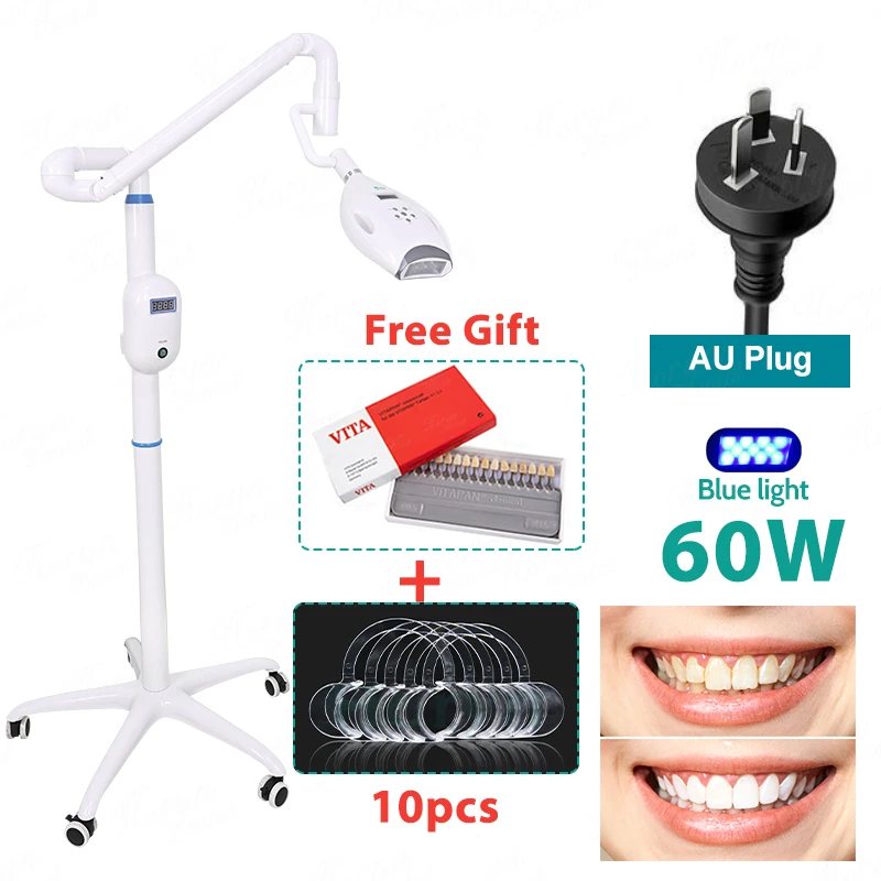 60W Dental Teeth Whitening Machine 11Pcs LED Teeth Whitening Removable Holder Bleaching Light Tooth Whitener image 3