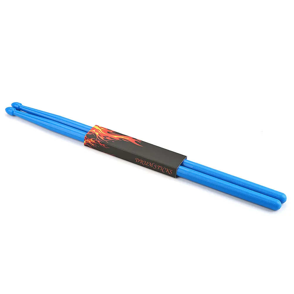 

Drum Sticks Nylon Long Handle Smooth Non-Slip Percussion Sticks For Drum Set Ethereal Drums Band Performance Beginners