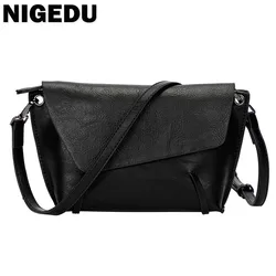 Kpop Ladies Sling Bag small PU leather Female Messenger bags ladies Shoulder Bag Fashion trends women Mobile phone wallet black