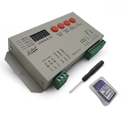 K1000S DC5-24V  RGB LED Controller 1024 pixels T1000S Updated For IC SK6812 WS2812 WS2811 APA102 WS2815  LED Strip Light
