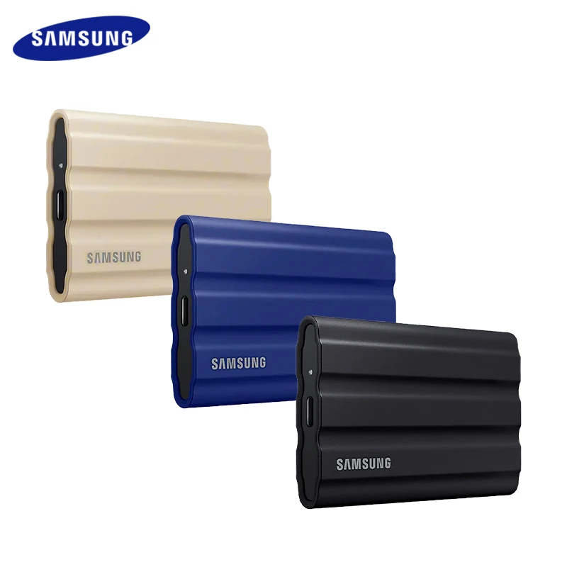 

Оригинальный Портативный SSD-накопитель SAMSUNG T7 Shield USB 3. 0 Type-C, Твердотельный накопитель 1 ТБ, 2 ТБ Max 3,2 Мб/с, жесткий диск PSSD, внешний жесткий диск