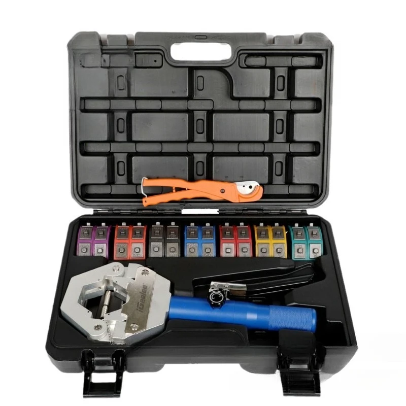 

Automotive Air Conditioning Portable Pipe Press Manual Hydraulic Pipe Press Hose Crimping Tool Crimping Clamp Beer