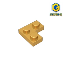 고브릭 GDS-585 플레이트 2x2 코너, 레고와 호환 가능, 어린이 DIY 교육용 빌딩 블록 기술, 2420 개