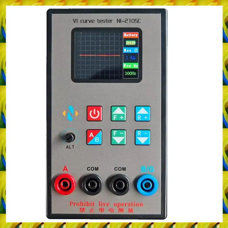 WFF Handheld VI Curve Tester 2Inch TFT Display 2CH ASA Circuit Board Online Repair Tester Analog Signature Analyzer