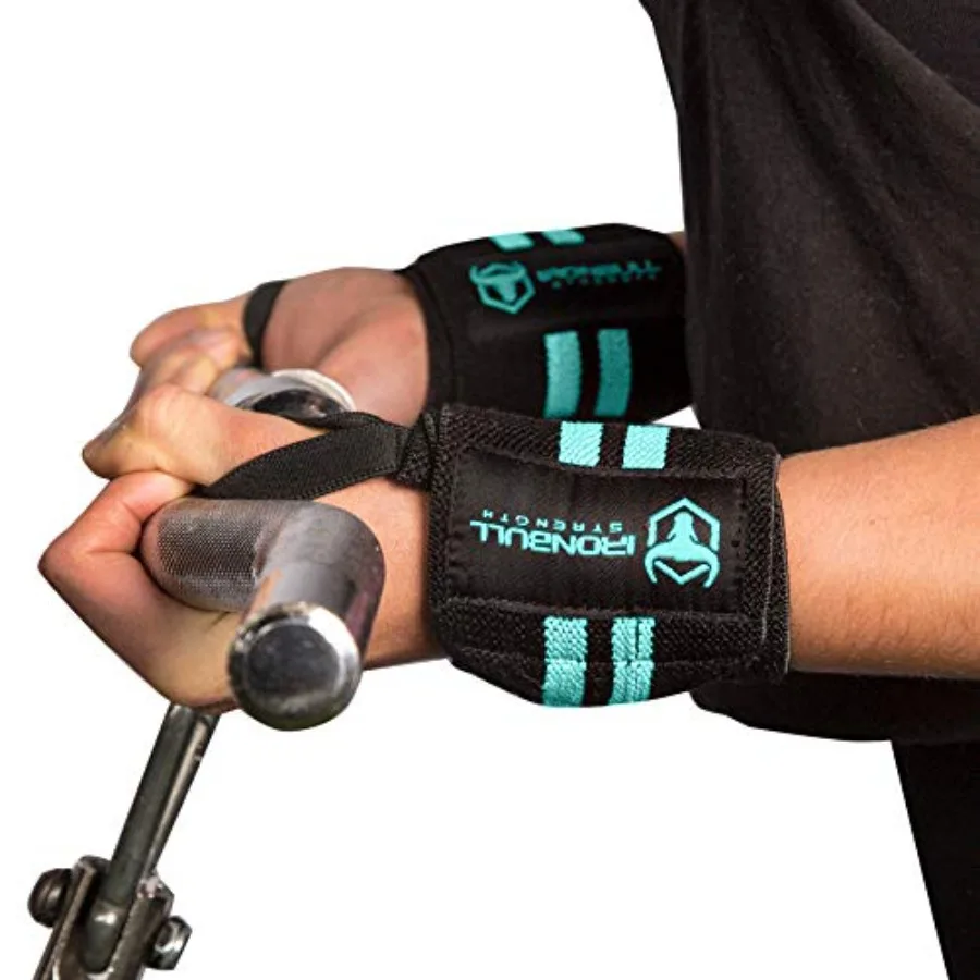 

Women Wrist Wraps with Thumb Loops - 12" Professional Grade - Wrist Support Brace and Compression for Cross Training, Weight Li