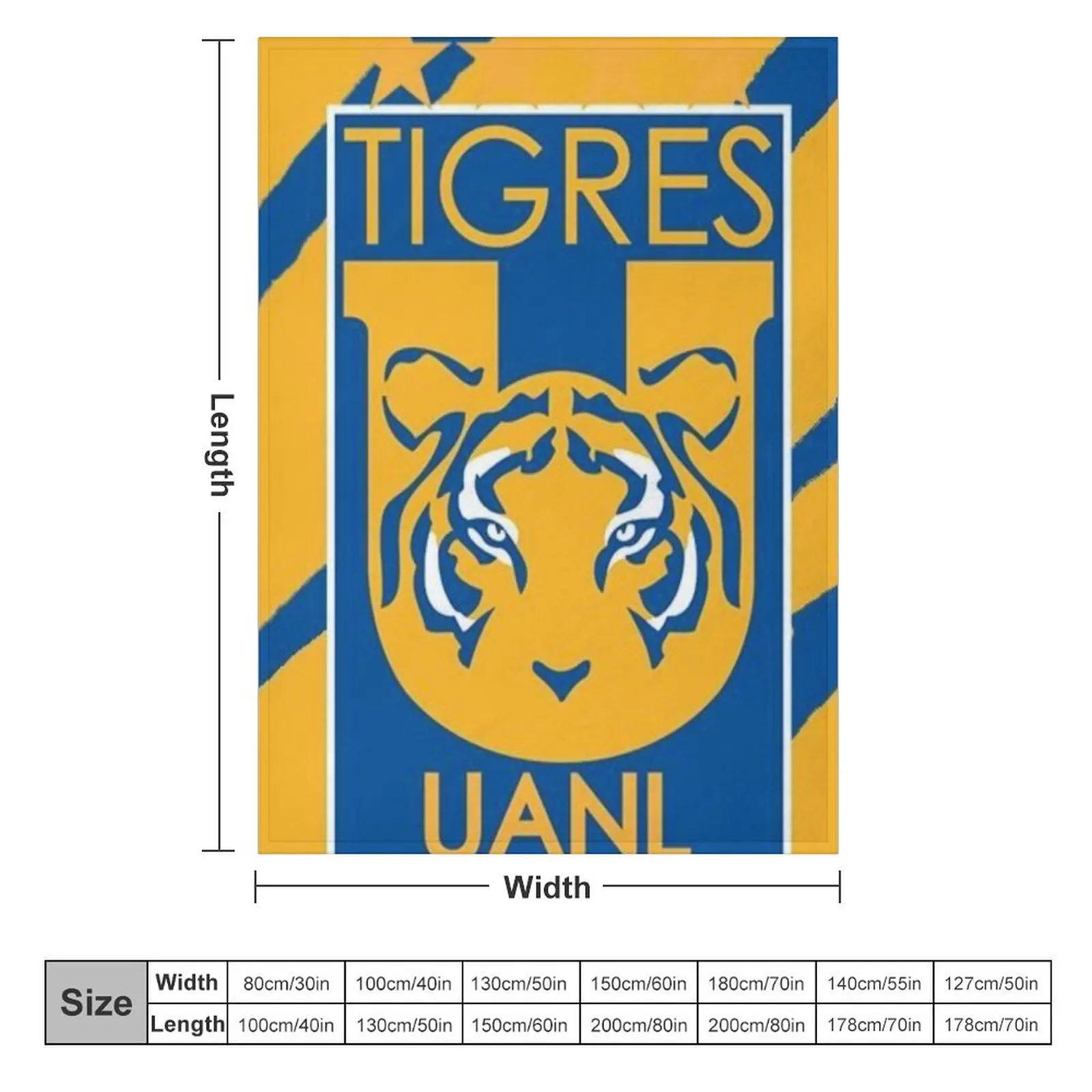 tigres uanl Throw Blanket Flannels Fluffy Shaggy bed plaid Blankets