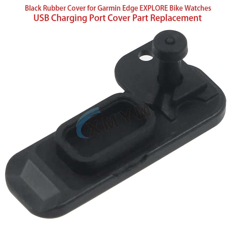 Imagem -03 - Capa de Borracha Preta para Garmin Edge Explore Relógios de Bicicleta Tampa de Porta de Carregamento Usb Peça de Substituição