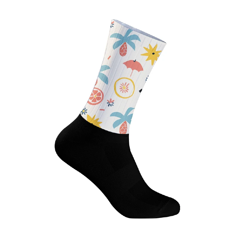 

Велосипедные носки в тропическом стиле Велосипедные носки Mtb Велосипедные носки Дышащие велосипедные носки Спортивная одежда на открытом воздухе Гоночные носки