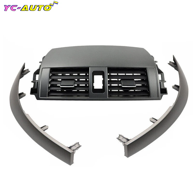 

Car Air Conditioner Air Outlet For Toyota Corolla 2007-2013 Trim Strip Central Instrument Panel Cover Frame Accessories