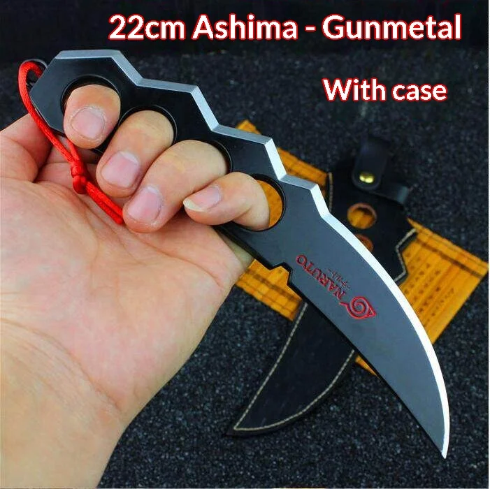 Naruto Metall-Shuriken Drehbares Kugellager Ninja-Stern Anime-Zubehör Cosplay-Modell Sammlerstück Dekoration für Anime-Enthusiasten