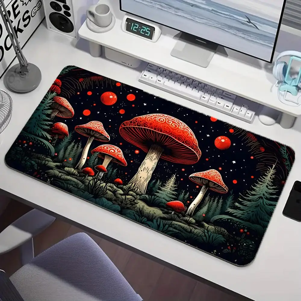 

Magic Mushroom Magic Party Game Mat Durable Rubber for MTG & TCG Games 35X60cm Mouse Pad Offices Desk Mats Party Friendly Design