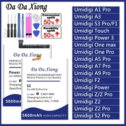 S2 A9 Pro Z2 F2 Battery For UMI Umidigi A 1 3 5 7 9 F 1 2 Z/2 S 2 3 One Touch Power/3 Max Pro Lite High Quality Batteries + Tool
