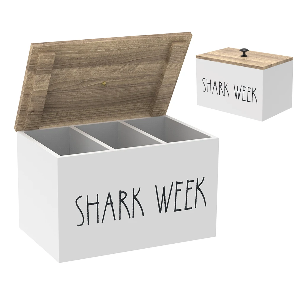 Almofadas de algodão caixa de armazenamento de madeira 3-grid almofadas de algodão titular de armazenamento de absorvente multifuncional cotonete cosméticos organizador do banheiro