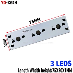10PCS 100 300 400 LED Aluminum Base Plate 4 12 20 24 40W  With 1W 3W 5W Watt Light Beads High Power LED Strip Aluminum Substrate