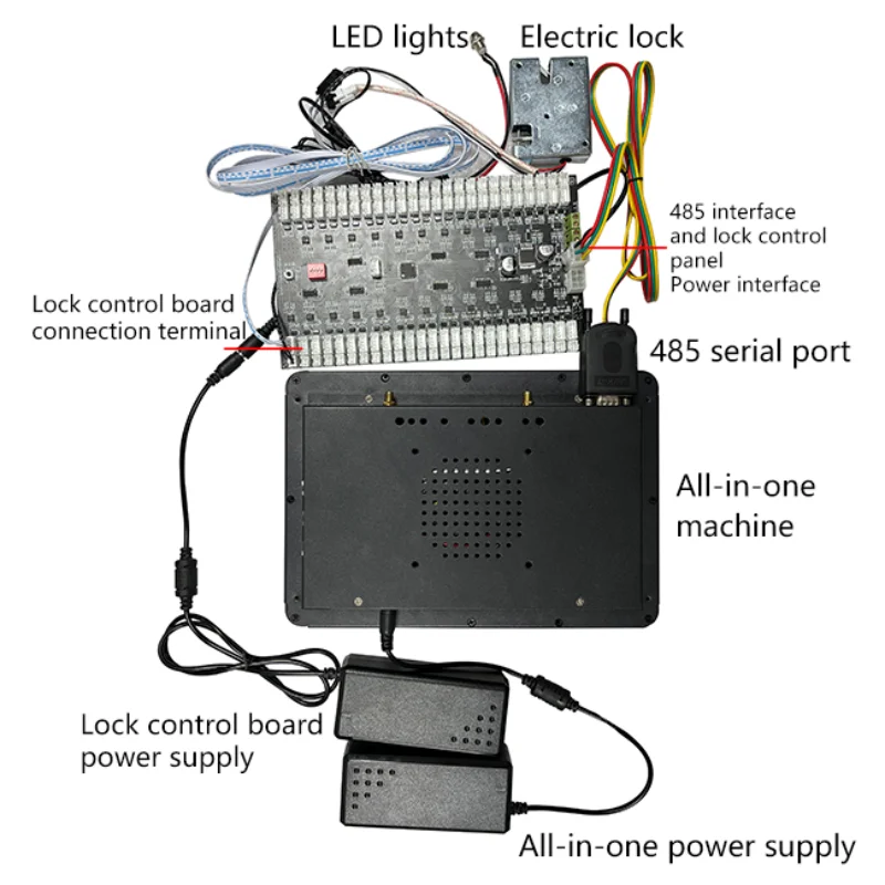 50CH 12V/24V RS485 locker Storage Cabinet controller electronic cabinet Lock Controller board