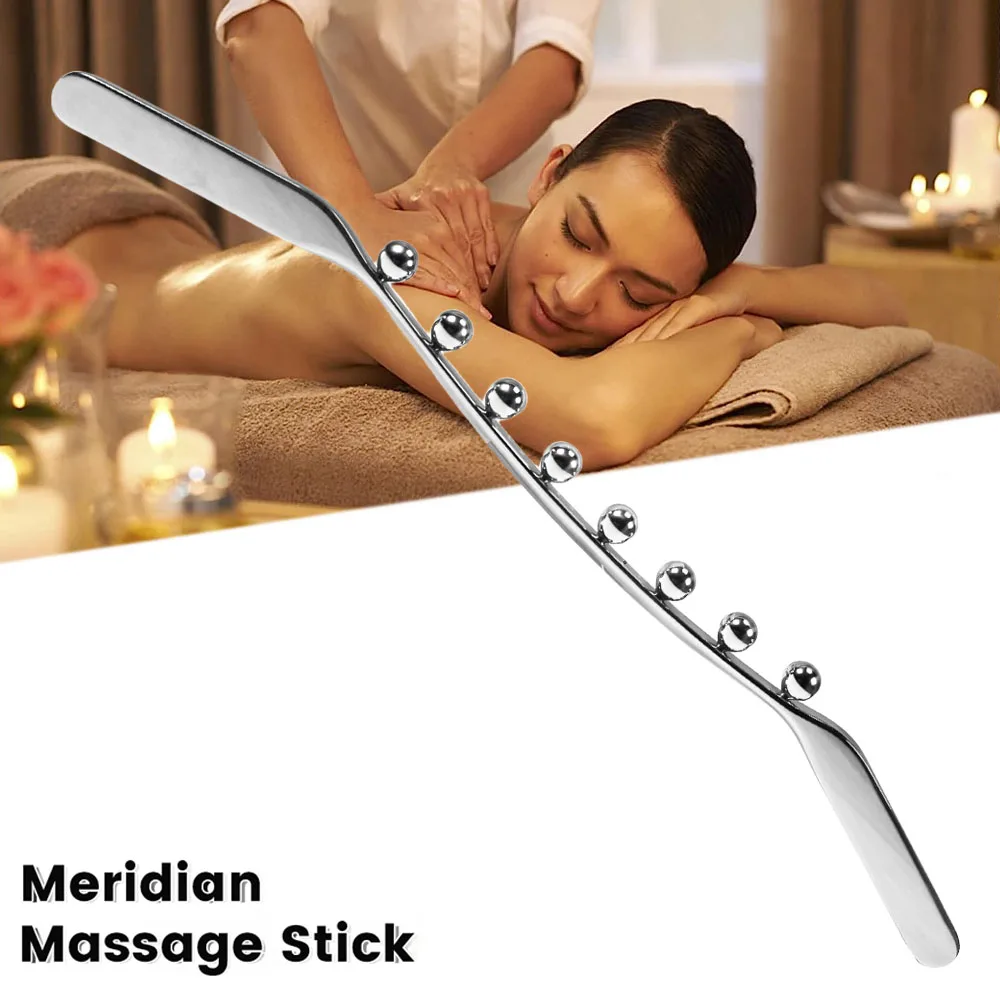

Массажная палочка-триггер для лимфодренажа, из нержавеющей стали
